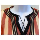 Vintage Jean Paul Gaultier Mesh Top - Striped Sheer Knit - Size M
