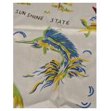 Ralph Lauren Silk Scarf 30 x 30 in - Tropical Flamingos & Palm Print