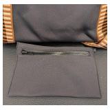 Citi Collective Neoprene Tote Bag , Black with Tan Straps