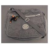 Kipling Crossbody Bag - Black Nylon, Monkey Zipper Pull