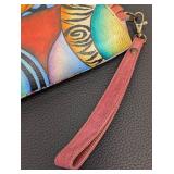 Anuschka Hand Painted Leather Clutch