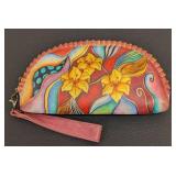 Anuschka Hand Painted Leather Clutch
