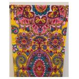Oilily Scarf - Multicolor Paisley - 100% Acrylic