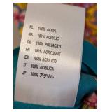 Oilily Scarf - Multicolor Paisley - 100% Acrylic