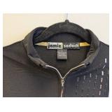 Jamie Sadock Zip-Front Polo Shirt - Size Small