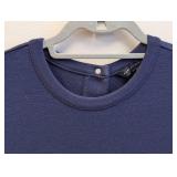 Vintage Marc by Marc Jacobs Navy Knit Dress - Size S, Front Button Placket, Pleated Hem