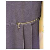 Vintage Marc by Marc Jacobs Navy Knit Dress - Size S, Front Button Placket, Pleated Hem