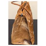 Vintage Cowhide Tote Bag