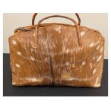 Vintage Cowhide Tote Bag