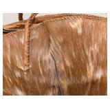 Vintage Cowhide Tote Bag