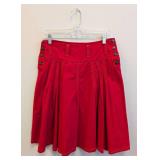 Oilily Red Cotton Skirt - Size 36 (Medium)