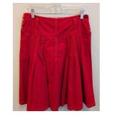 Oilily Red Cotton Skirt - Size 36 (Medium)