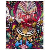 Oilily Summer of Love Tote in White Multicolor Print