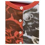 Oilily Patchwork Floral Button-Up Top - Women