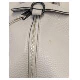 Rebecca Minkoff Leather Backpack - Pebble Leather, Light Gray