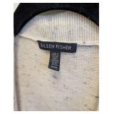 Eileen Fisher Draped Wool-Blend Cardigan - Size M
