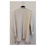 Eileen Fisher Draped Wool-Blend Cardigan - Size M