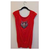 Oilily Red Beaded Embellished Top - Women