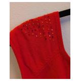 Oilily Red Beaded Embellished Top - Women