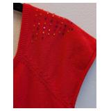 Oilily Red Beaded Embellished Top - Women