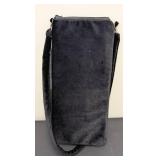 Lalo Morales Velvet Painted Purse - Hand-Painted Portrait