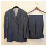 Hart Schaffner Marx Twill Suit - 2-Piece Men