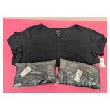 Gap Black Organic Cotton Short-Sleeve T-Shirts XL - 3-Pack