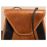 Vintage Tooled Leather Purse