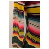 Jean Paul Gaultier Vintage Mesh Top - Multicolor Stripe - Size M