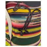 Jean Paul Gaultier Vintage Mesh Top - Multicolor Stripe - Size M