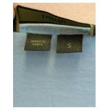 Oilily Floral-Embroidered Light Blue Long-Sleeve Shirt - Size Small