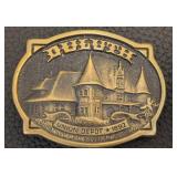 Vintage Belt Buckle - Duluth Union Depot 1892