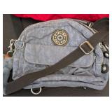 Kipling Backpack & Purse - Red Backpack + Blue Purse