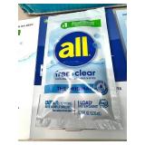 1 Case (60 Loads Of Laundry) Sample Packs NEW All Free Clear Unscented Hypoallergenic "Born To Be Mild" Liquid Laundry Detergent for Sensitive Skin Gentle Hypoallergenic Formula, Effective Cleaning Po