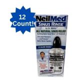 MSRP $150 NEW Case of 12 NeilMed Sinus Rinse Starter Kits. Complete saline rinse system *relief from allergies, sinus pressure, congestion & post-nasal drip. Great for resale, clinics & more! 