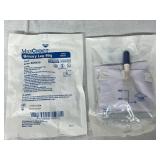 MSRP $250 – Case of 48 MediChoice Urinary Leg Bags, 600mL Medium, Sterile Single-Use, Latex-Free, Anti-Reflux Valve, Includes Tubing & Leg Straps, Hospital & Home Health Use