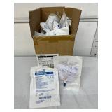 MSRP $250 – Case of 48 MediChoice Urinary Leg Bags, 600mL Medium, Sterile Single-Use, Latex-Free, Anti-Reflux Valve, Includes Tubing & Leg Straps, Hospital & Home Health Use