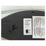 The Biggest Loser Taylor Glass Electronic Digital Scale, 400 lb Capacity, 0.2 lb Precision, Large LCD Display, Tempered Glass Platform, Home Fitness Weight Scale - Open Box