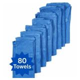 NEW Case MediChoice O.R. 80 Towels/Shop Rags 100% Woven Cotton, Pre-Washed, De-Linted, Highly Absorbent Surgical Towels, 16"x24" For OR, Janitorial & Automotive Industry *Built to withstand heavy-