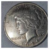 1924 Peace Dollar $1