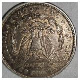1921 Morgan Dollar $1  F w/Toning