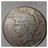 1922 S Peace Dollar $1  VG/F