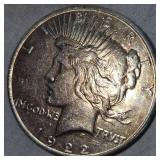 1922 S Peace Dollar $1  BU, Very Nice