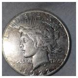 1922 D Peace Dollar $1  VG/F w/Patina