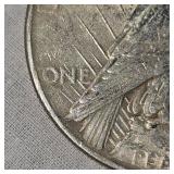 1924 Peace Dollar $1  XF w/Patina