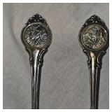 Set of .925 Sterling Teaspoons weighing 57.46 grams