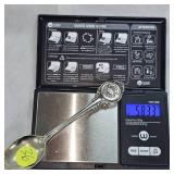 Set of .925 Sterling Teaspoons weighing 58.33 grams