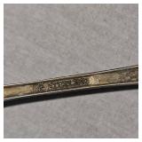 Set of .925 Sterling Teaspoons weighing 57.81 grams