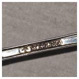 Set of .925 Sterling Teaspoons weighing 57.06 grams