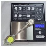 Set of .925 Sterling Teaspoons weighing 57.27 grams